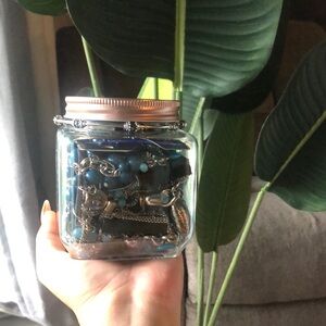Mystery Jewelry Jar - Blue tones Edition